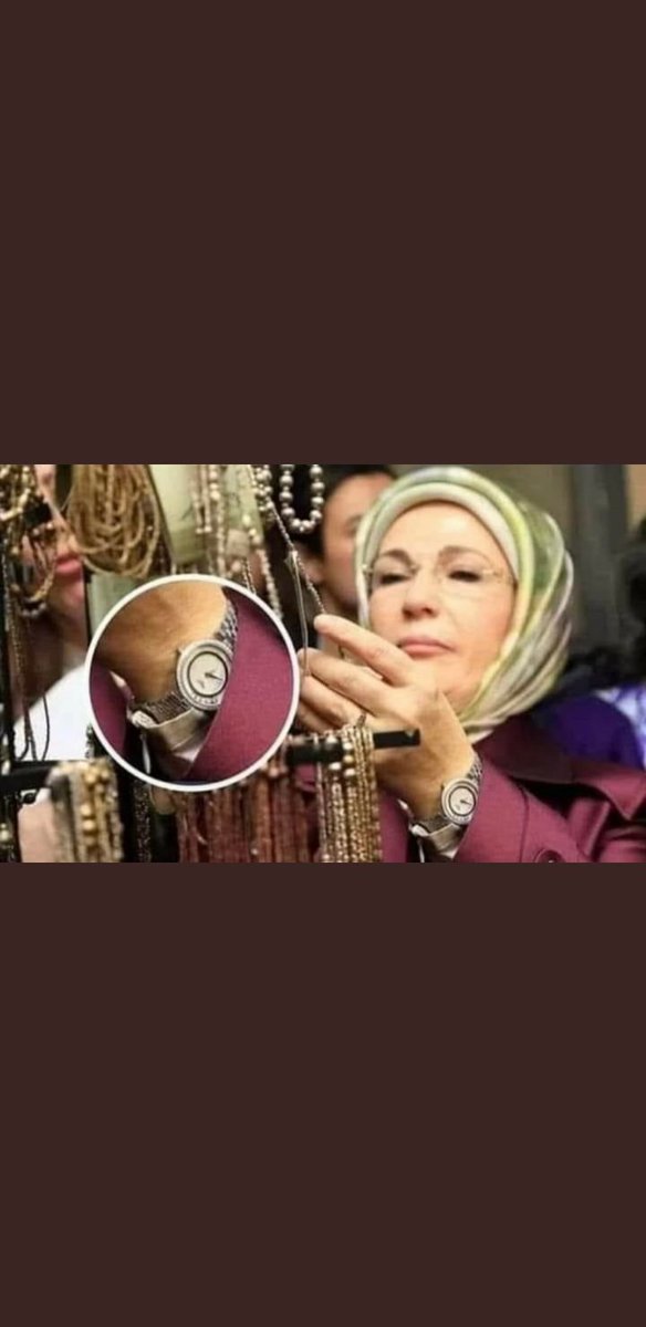 @mazidenfotograf Emine Erdoğan'ın taktığı Chopard Happy Diamonds kol saatinin güncel değeri 468 bin 645 Tl,