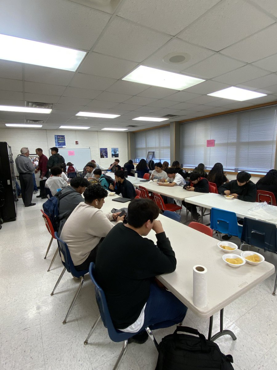 Celebrating great attendance at DLA with some nachos to end our Wednesday