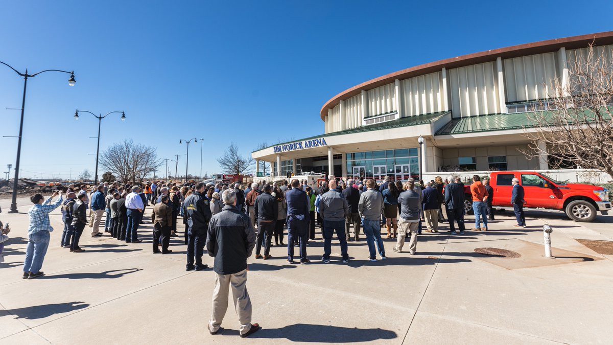 Maps3's tweet photo. City leaders broke ground today on the new MAPS 3 and @maps4okc Fairgrounds Coliseum at the @okstatefair! The $126-million project is scheduled to be completed in 2025. #MAPS3 https://t.co/LAmu02uiFW
