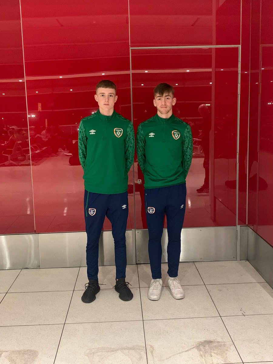 Best wishes to Arran Healy and Rhys Kelly Noonan who are in Scotland this week representing <a href="/faischools/">FAI Schools</a> ! 🇮🇪

A fantastic experience and a great achievement for their schools, Coláiste Choilm, Ballincollig and Coláiste Mhuire, Crosshaven 👏🏼

Enjoy lads ⚽️