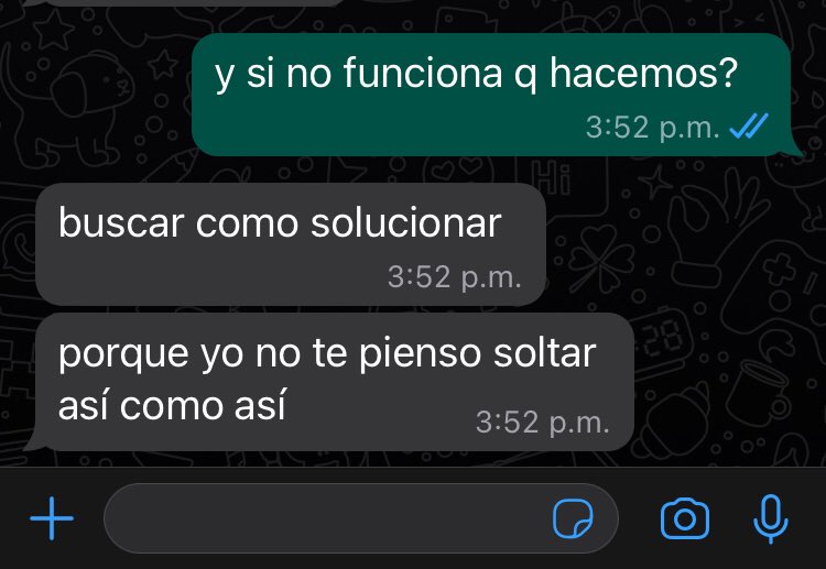 te imaginas q te respondan así