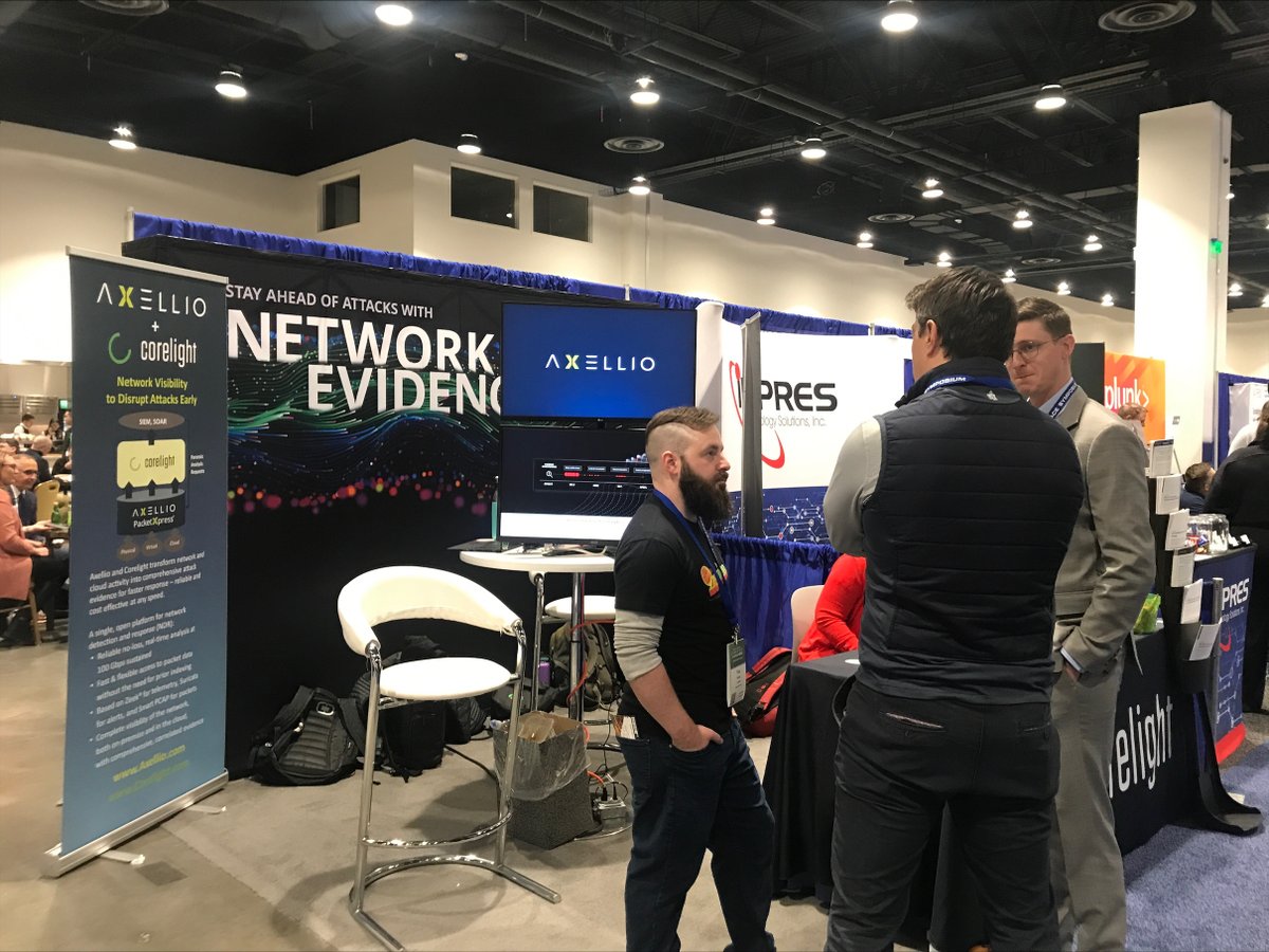 AxellioEdge's tweet photo. Day 2 of #RMCS23! We are having a blast connecting with attendees and exploring the ever-evolving #cyberdomain.
Stop by booth #51 to learn more about #Axellio and Corelight's integrated solutions!
#AFCEA #cyberspace
https://t.co/Ilp3bXiRfY https://t.co/k2XMD7l3Fe