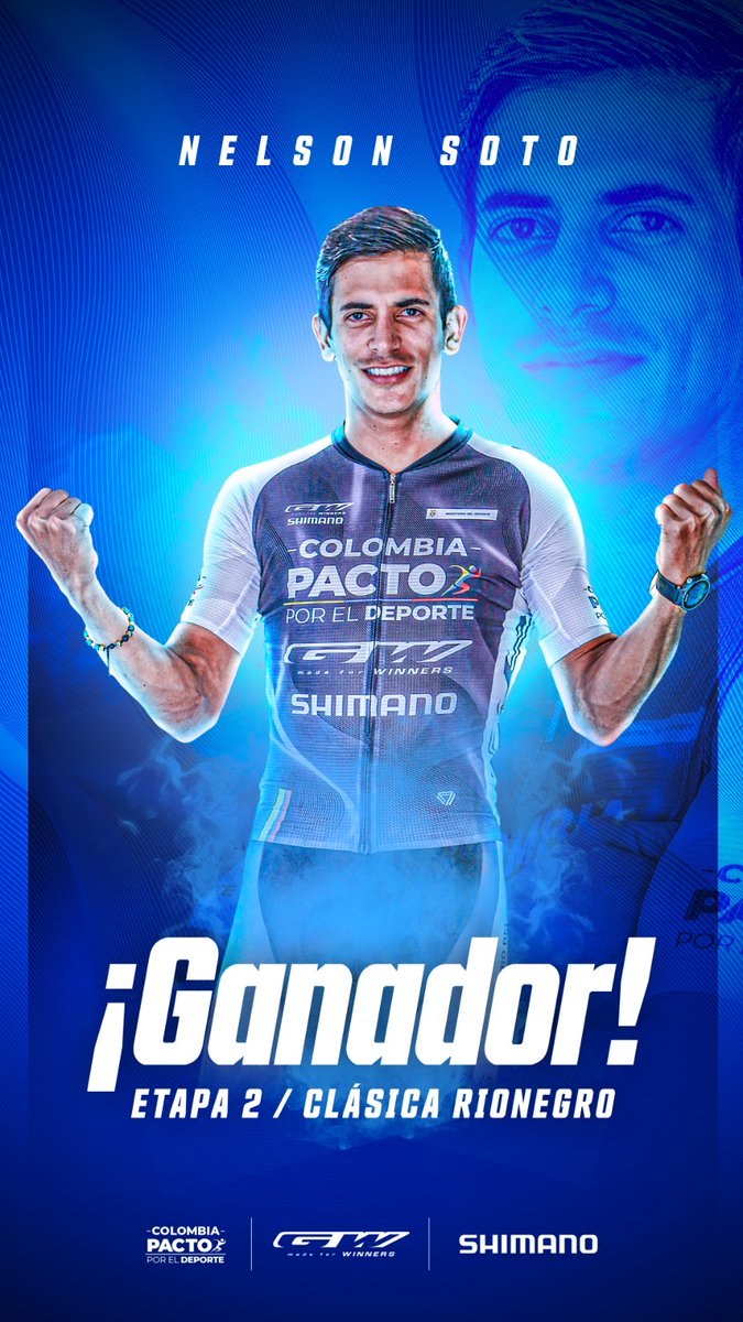 edavid_0820's tweet photo. Nuestro #PactoPorElDeporte también entrega pedalazos de victoria. Felicitaciones Nelson Soto por ese primer lugar en la segunda etapa de la Clásica Rionegro .#clásicarionegro 

@MinDeporteCol @UrrutiaOcoro @fedeciclismocol @ACORDCOLOMBIA1 https://t.co/NzmxT9a2Ya