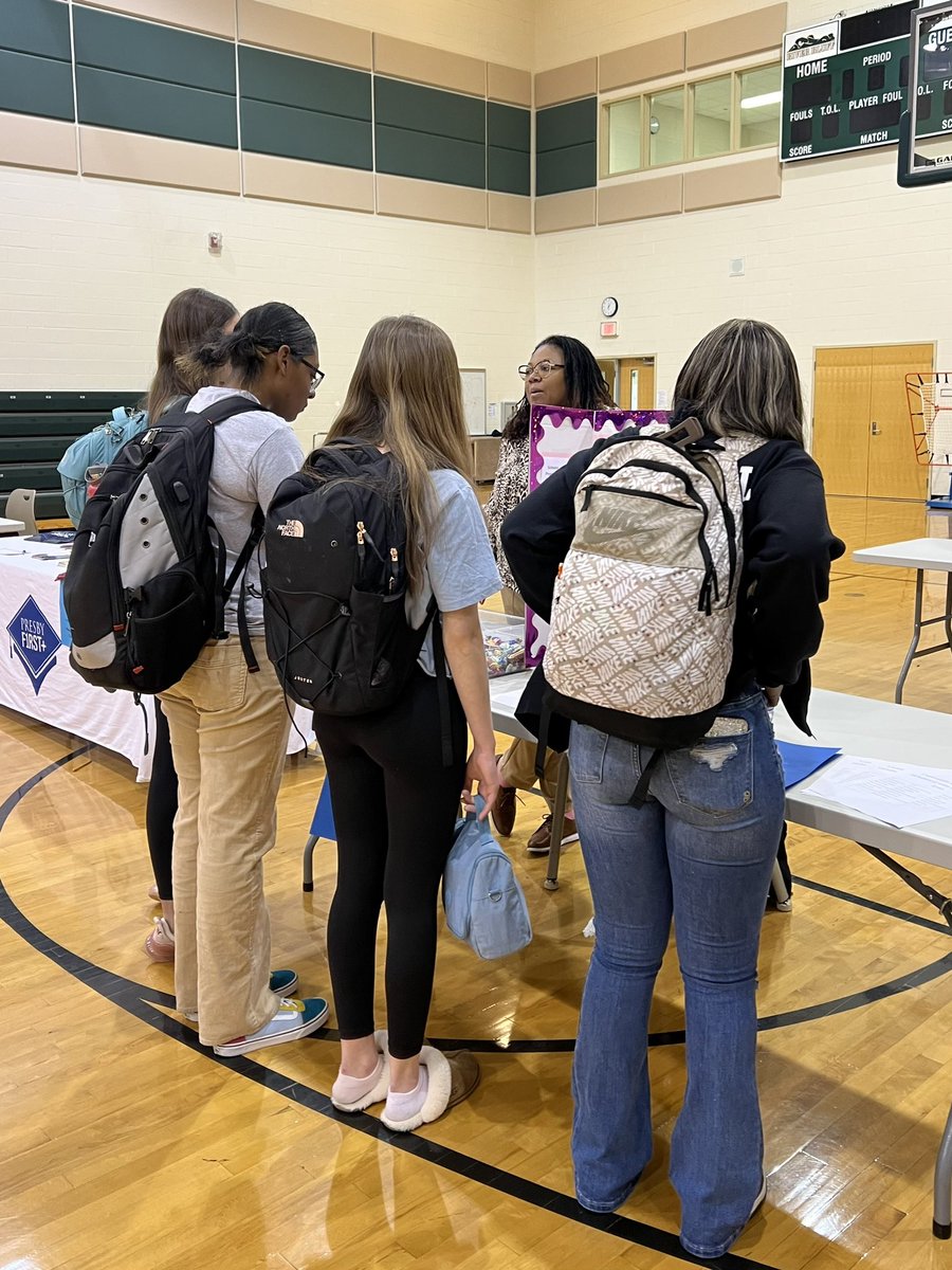 The career fair today was amazing! There were many career clusters represented and the students took advantage of the opportunity of gaining information. #preparingforthefuture #careers