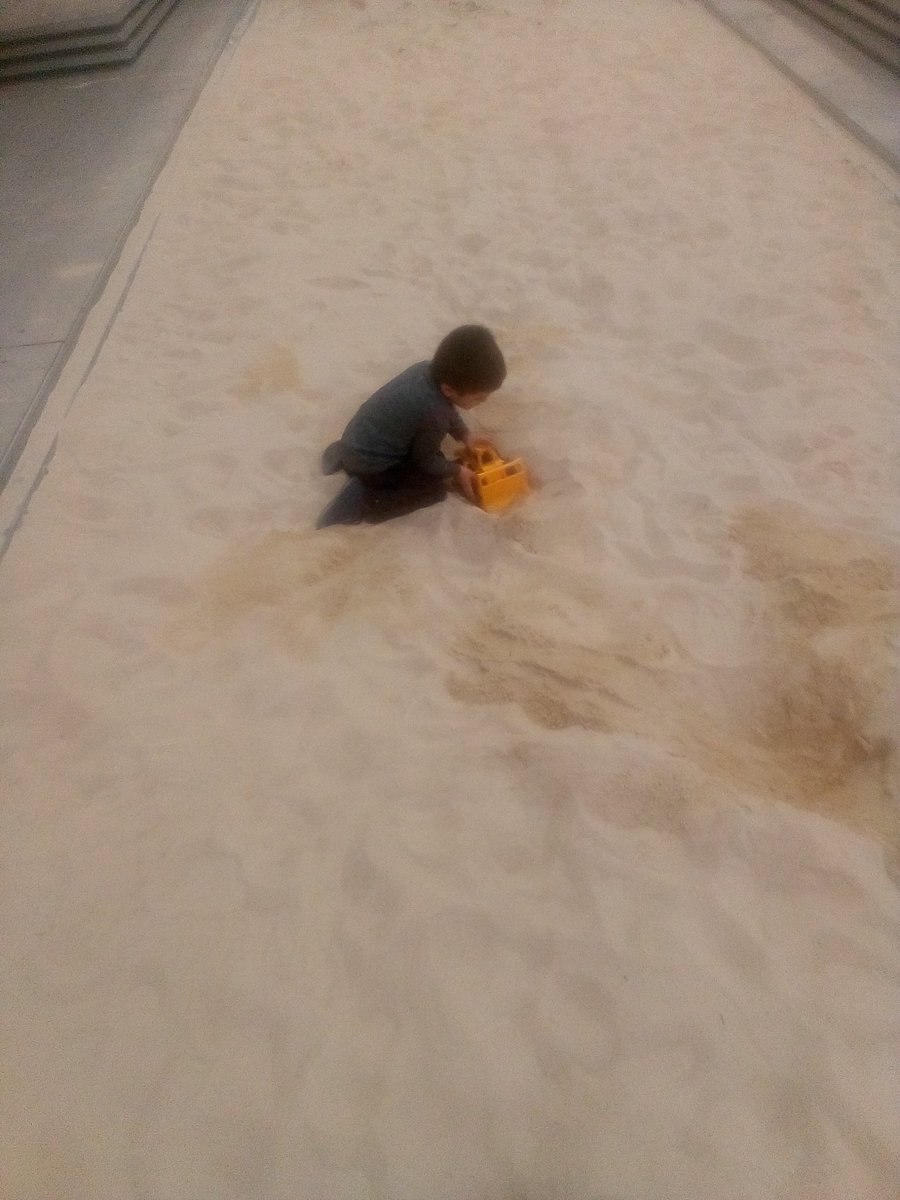 ATLB22's tweet photo. Best part about being an AT with Track and Field. My kid always has a sandbox. #LifeWorkBalance #ATDad https://t.co/NRqedq30V7