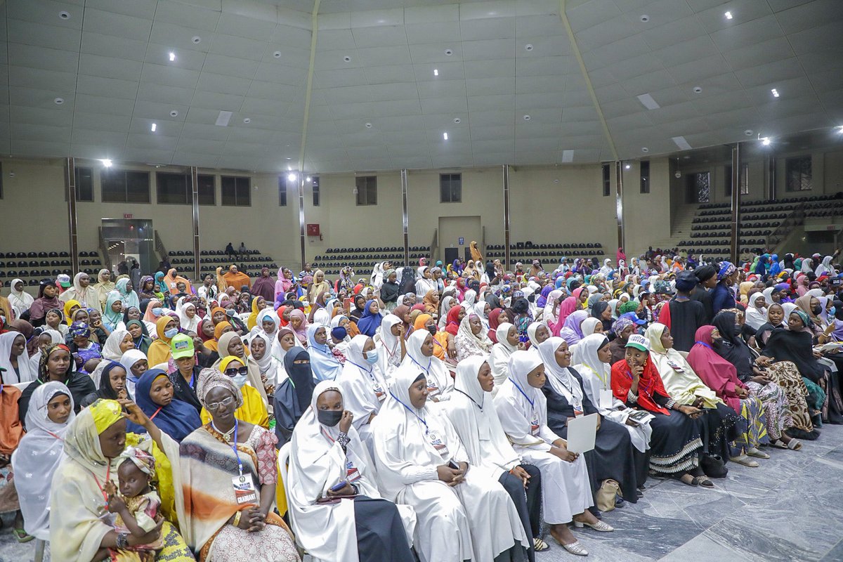 ubasanius's tweet photo. I was honored to be a Special Guest at the graduation ceremony of Team Bayero Skills Acquisition/Training Programme with over 2000 beneficiaries drawn from the twelve wards (12) of Kaduna North Local Government. https://t.co/RyqvjQKTd5