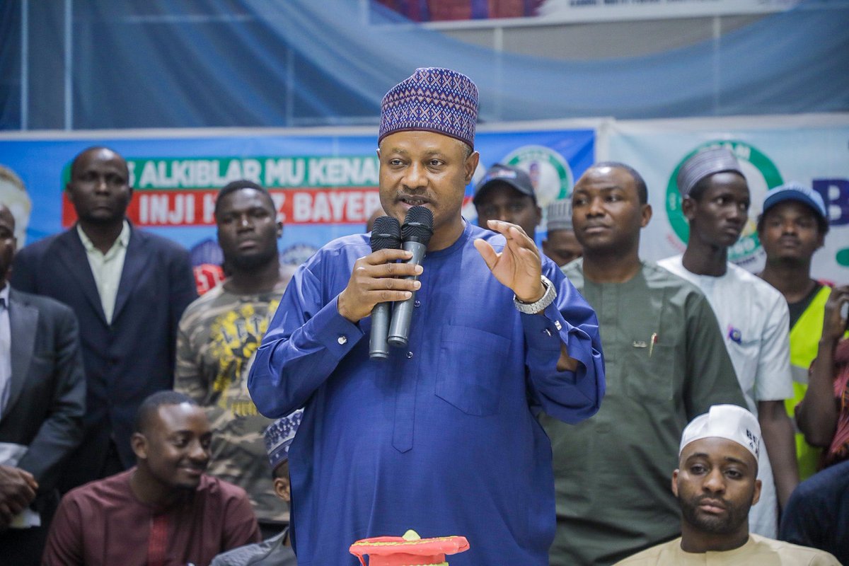 ubasanius's tweet photo. I was honored to be a Special Guest at the graduation ceremony of Team Bayero Skills Acquisition/Training Programme with over 2000 beneficiaries drawn from the twelve wards (12) of Kaduna North Local Government. https://t.co/RyqvjQKTd5