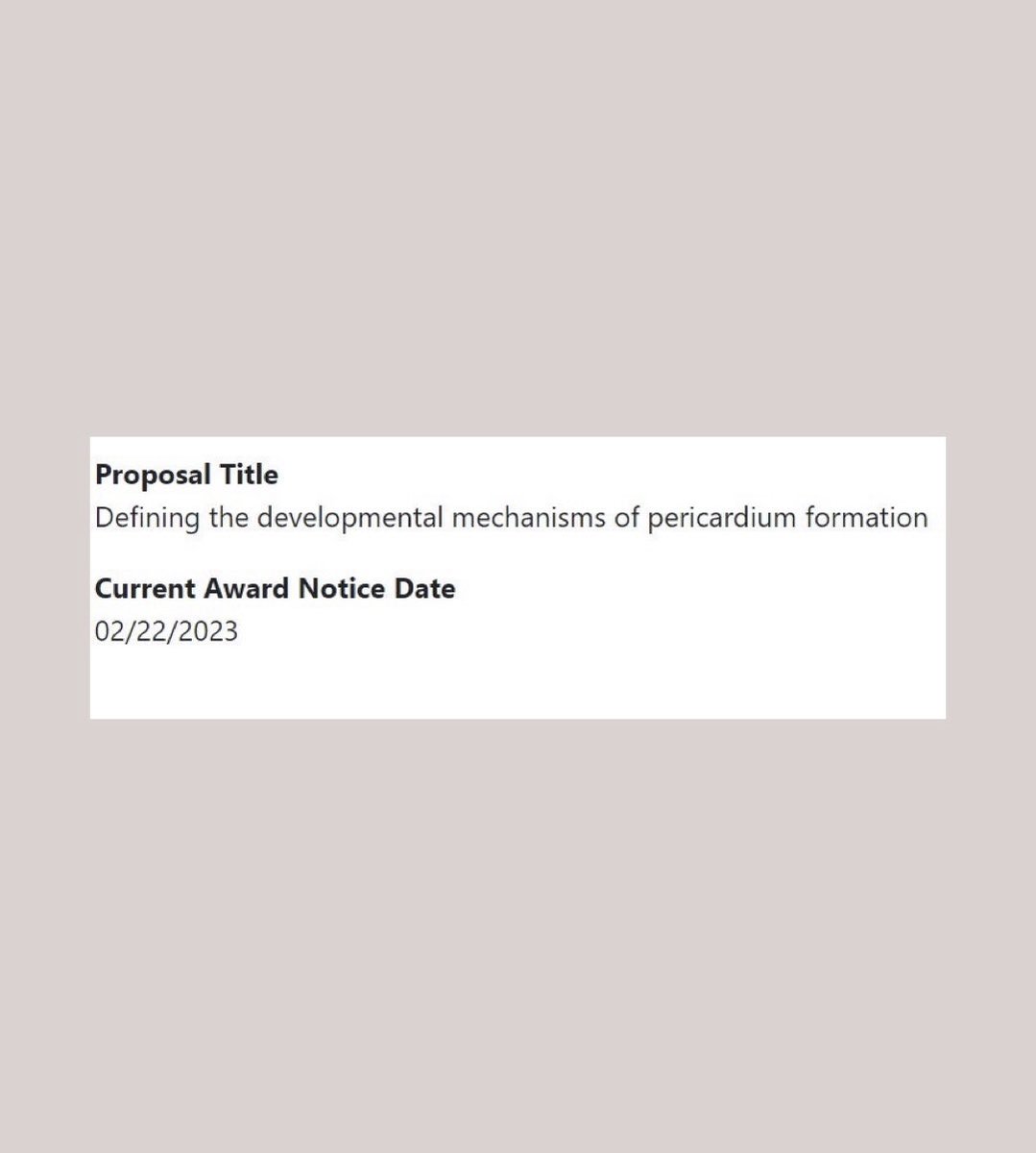 Few things are sweeter than getting an NoA (and recognition for the pericardium!) 🫀💵🐟