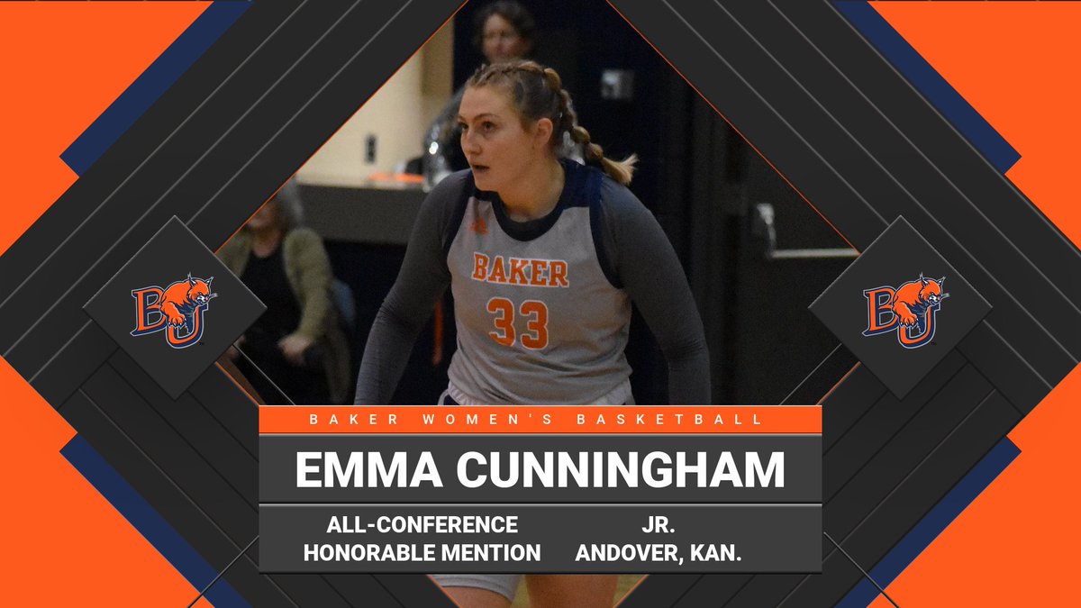 BakerAthletics's tweet photo. WBB: Congrats to Ainsley Tolson, Sophia Barrett, Emma Cunningham and Leah Van Weelden on receiving @HeartSportsNews All-Conference honors! #BakerBuildsChampions

https://t.co/ktyTt6IbaQ https://t.co/GrRw01QXaM