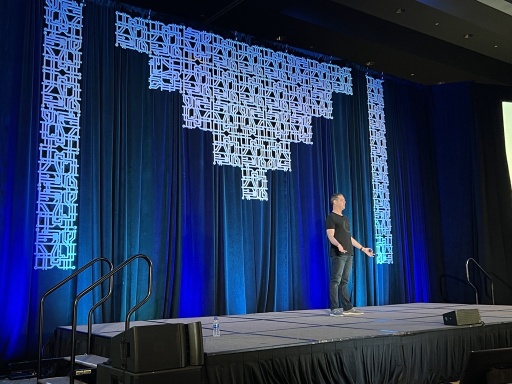 CRITICALSTART's tweet photo. Day 2 of #START24 was fantastic, especially hearing from our CEO Rob Davis on Critical Start's beginning, new things to come and raising our game to simplify #breachprevention and stop business disruption. #SKO #mdr #cybersecurity https://t.co/pe8fQ0BBVQ