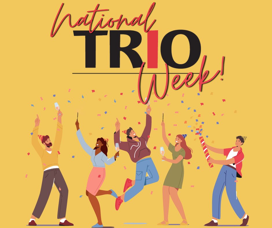 ESS_KState's tweet photo. 🥳🎉It's National TRIO Week🎉🥳
We are so happy to have a dedicated group of staff and students who come together and help build brighter futures! 
How has TRIO helped you? 
#nationaltrioday #celebratetrio #trioworks https://t.co/K5qIiMhT4q