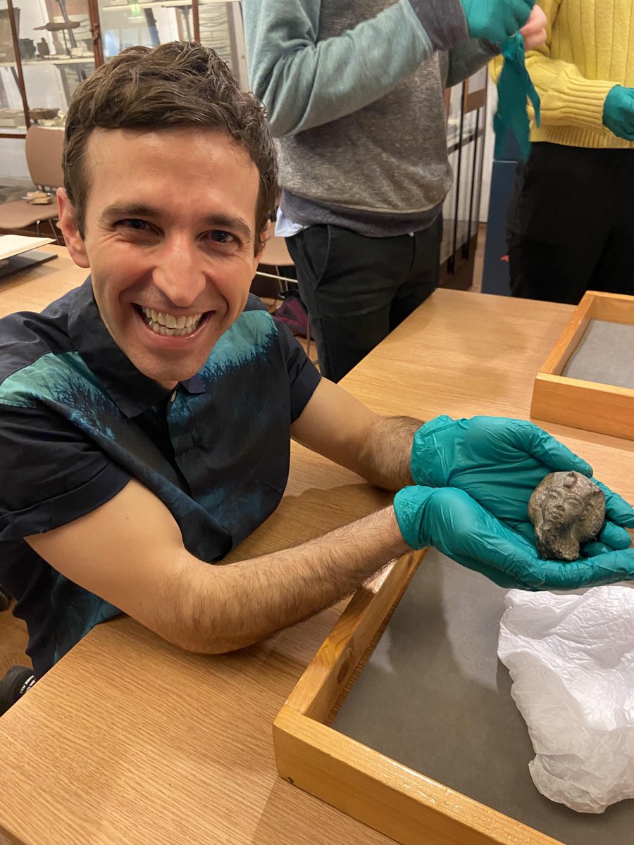 Beket_Aten's tweet photo. Well today was very special - I welcomed the cast and crew of the #Akhnaten opera to the @PetrieMuseEgypt between all their busy rehearsals!

It was a real buzz to show the group (inc. cast members Akhnaten &amp; Nefertiti!) objects from #Amarna and enjoy their happy reactions #Egypt https://t.co/ZYwW3cLhwU
