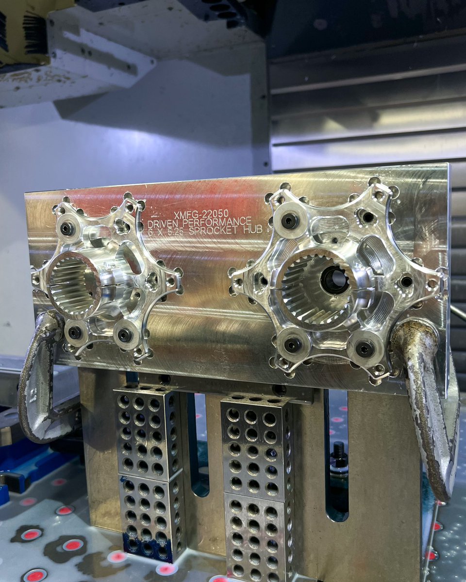 Up next on the VF6: sprocket hubs for Micro 600’s made out of 6061!
