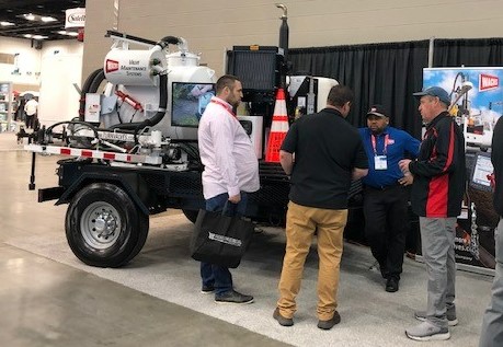 WachsUtility's tweet photo. Day 2 of the @WWETTShow is wrapping up, but there is still time to check out our NEW Valve Maintenance Skid on a Trailer. We look forward to seeing you tomorrow, Feb. 23rd, from 9 am to 1 pm! #valves #valvemaintenance #valverepair #valveexercising #waterutilities #waterindustry https://t.co/OfDV17jqiN