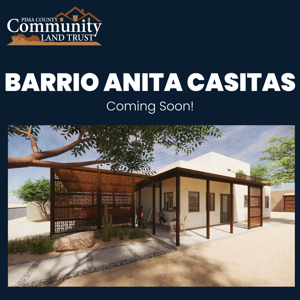 pimacountyCLT's tweet photo. We are excited to announce our newest home development project, Barrio Anita Casitas! Preserving the cultural history of Barrio Anita will indefinitely continue the multi-generational tradition of the neighborhood! For more info about the project visit: https://t.co/kHCQFSiEeE https://t.co/hdozntNfKy