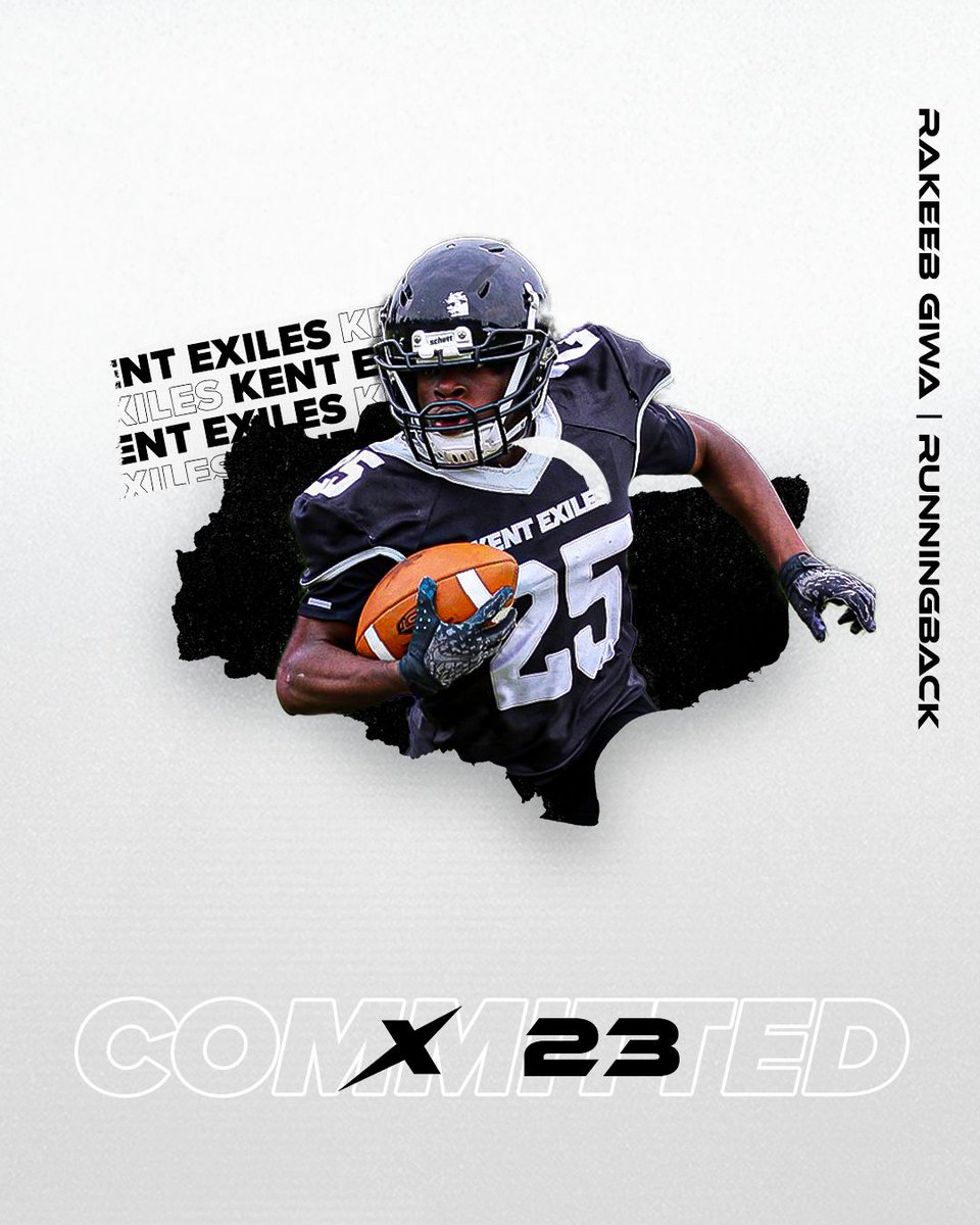 🏴‍☠️NEW SIGNING 🏴‍☠️

Runningback Rakeeb Giwa signs with the Exiles for 2023! ✍️ 

Rakeeb is an Exiles U19 Graduate who has moved to the Adult team! 

We look forward to you balling out this season as an Exile🙅🏼
#bafa #americanfootbal #britishamericanfootball #ExilesAcademy