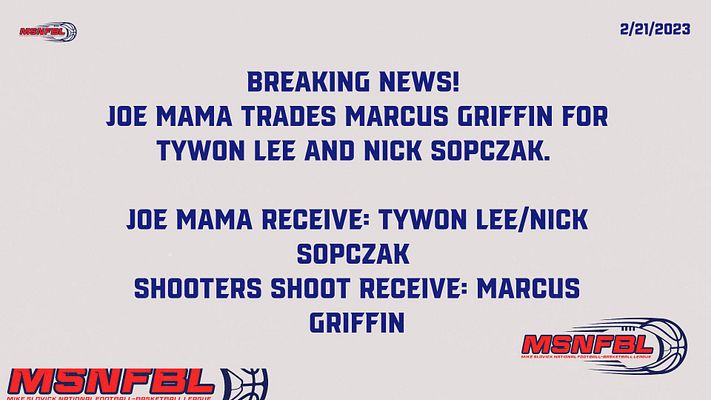 Its official! New look teams tomorrow!