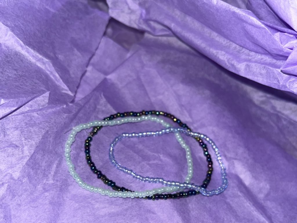 These are samples of the single-beaded customizable bracelets you can get on my website. If you are interested please make sure to check it out at uniquebeadeddesignss.etsy.com