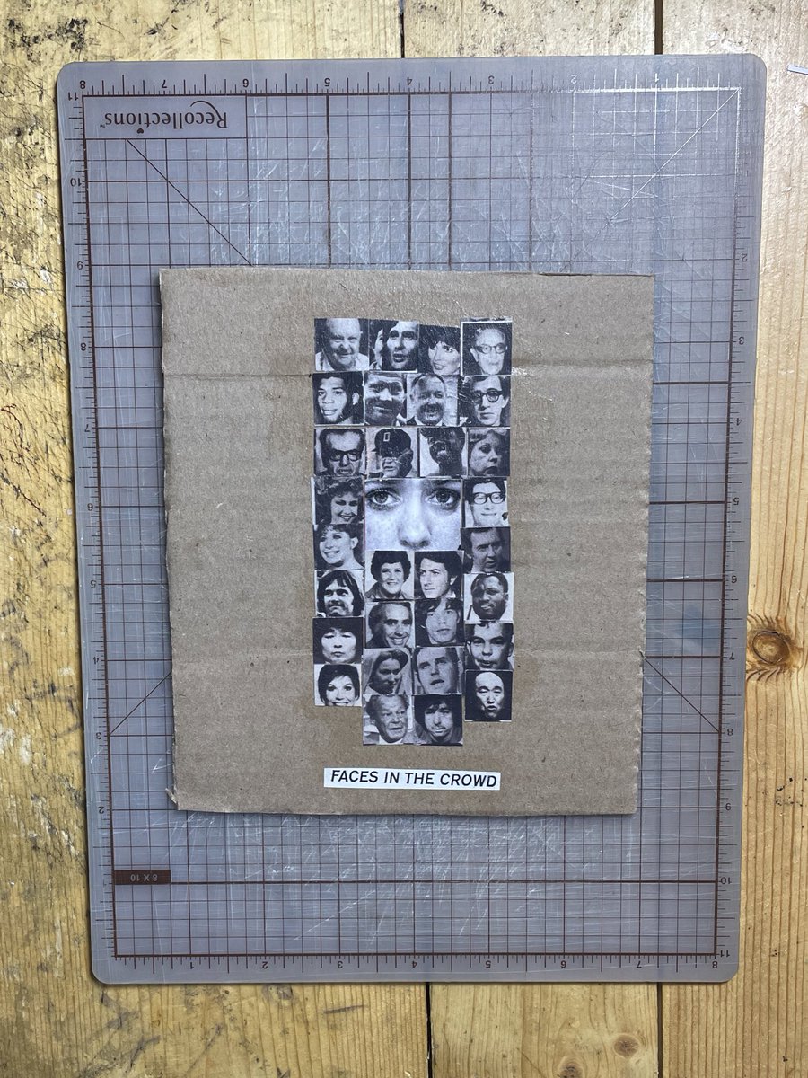Ham_Zits's tweet photo. Found images pasted on cardboard
7x6
#CollageArt #ArtistOnTwitter #CollageArtist #papercollage #art #foundimageart https://t.co/rzolcg33wj