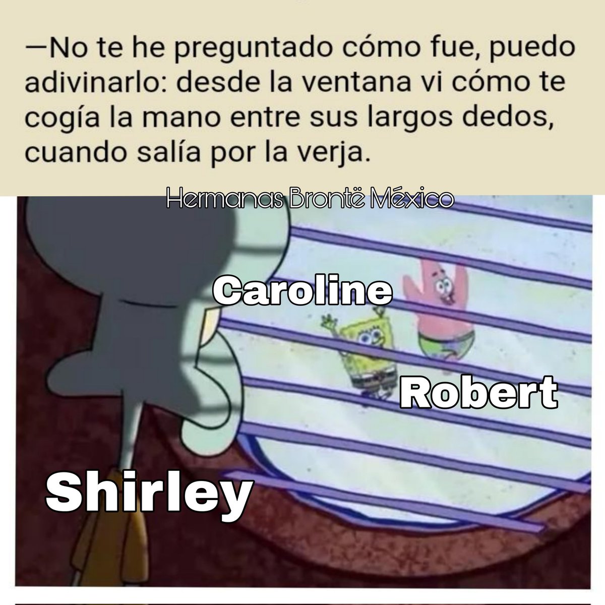 HermanasBronteM's tweet photo. #LCShirley

Capítulo XIV: Shirley trata de salvarse por sus buenas obras

Créditos a Olga✨

#Shirley #CharlotteBrontë #currerbell #memesliterarios #HermanasBrontë #HermanasBrontëMéxico https://t.co/gQjpYV286t