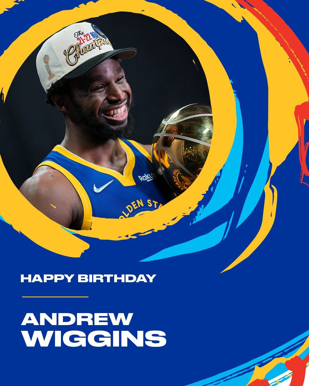   Golden State Warriors ·
23 févr.
Happy Birthday, Andrew Wiggins! 