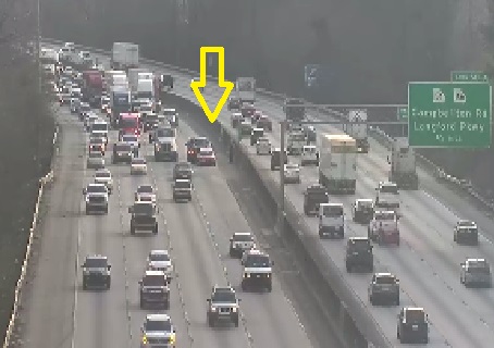 Fulton Co.: Crash...I-285/nb (Inner loop) n of Hwy 166 (Exit 5), left lane blocked. Delays. #ATLTraffic