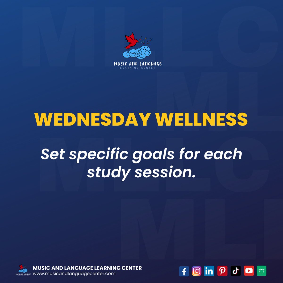 It's important to set specific goals for each study session. That way, you can measure your progress and stay focused on what you need to accomplish. Don't just study aimlessly, set your targets and crush them one by one! #mllc #studygoals #focusonprogress #learningtips