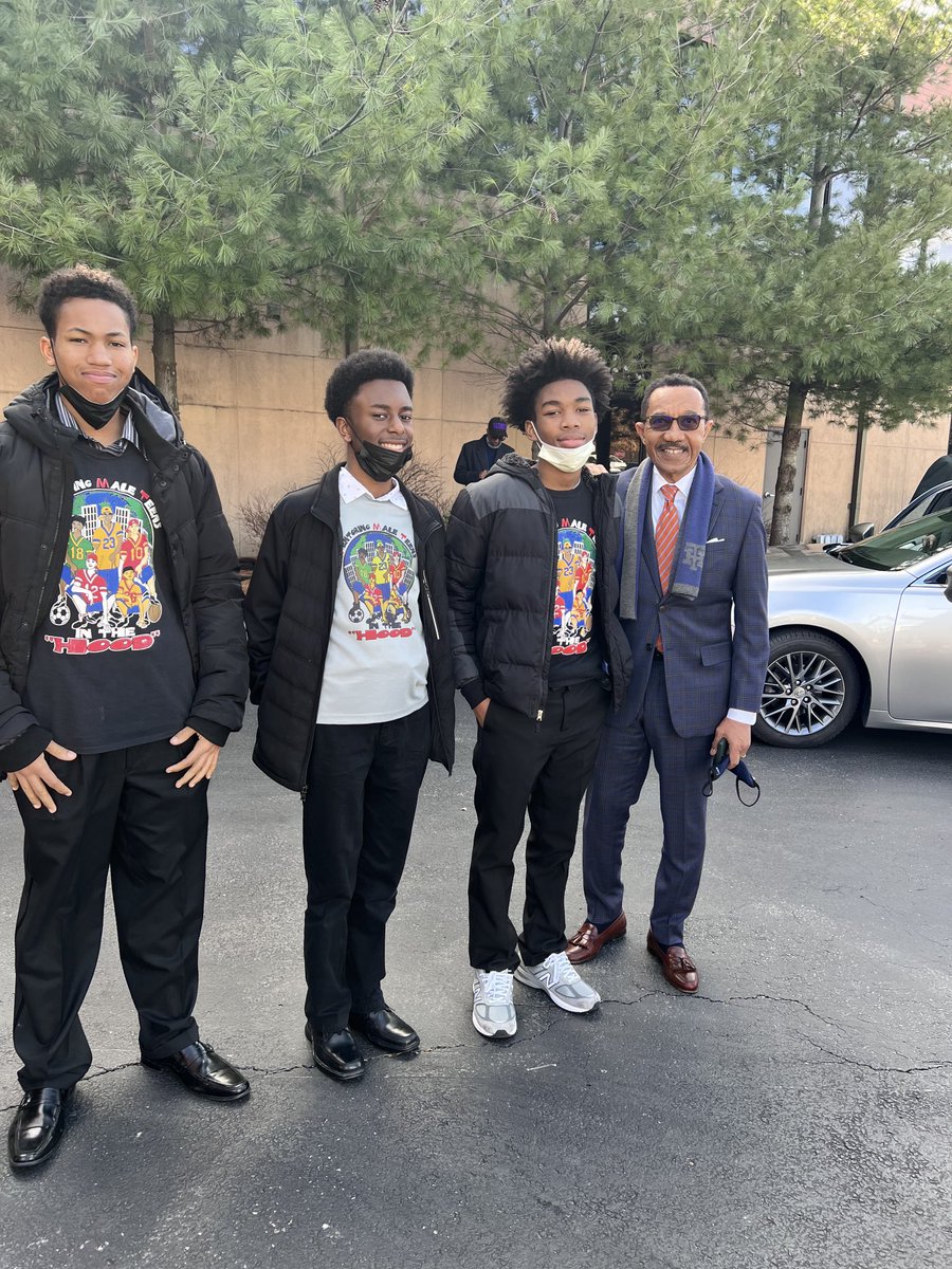 On Sunday February 19, 2023 Governor Wes Moore preached the sermon at the New Shiloh Baptist Church where Dr. Harold A. Carter Jr. is the Pastor.  Mentoring Male Teens in the Hood worshipped together.  Congressman Mfume shared in a picture with the group.