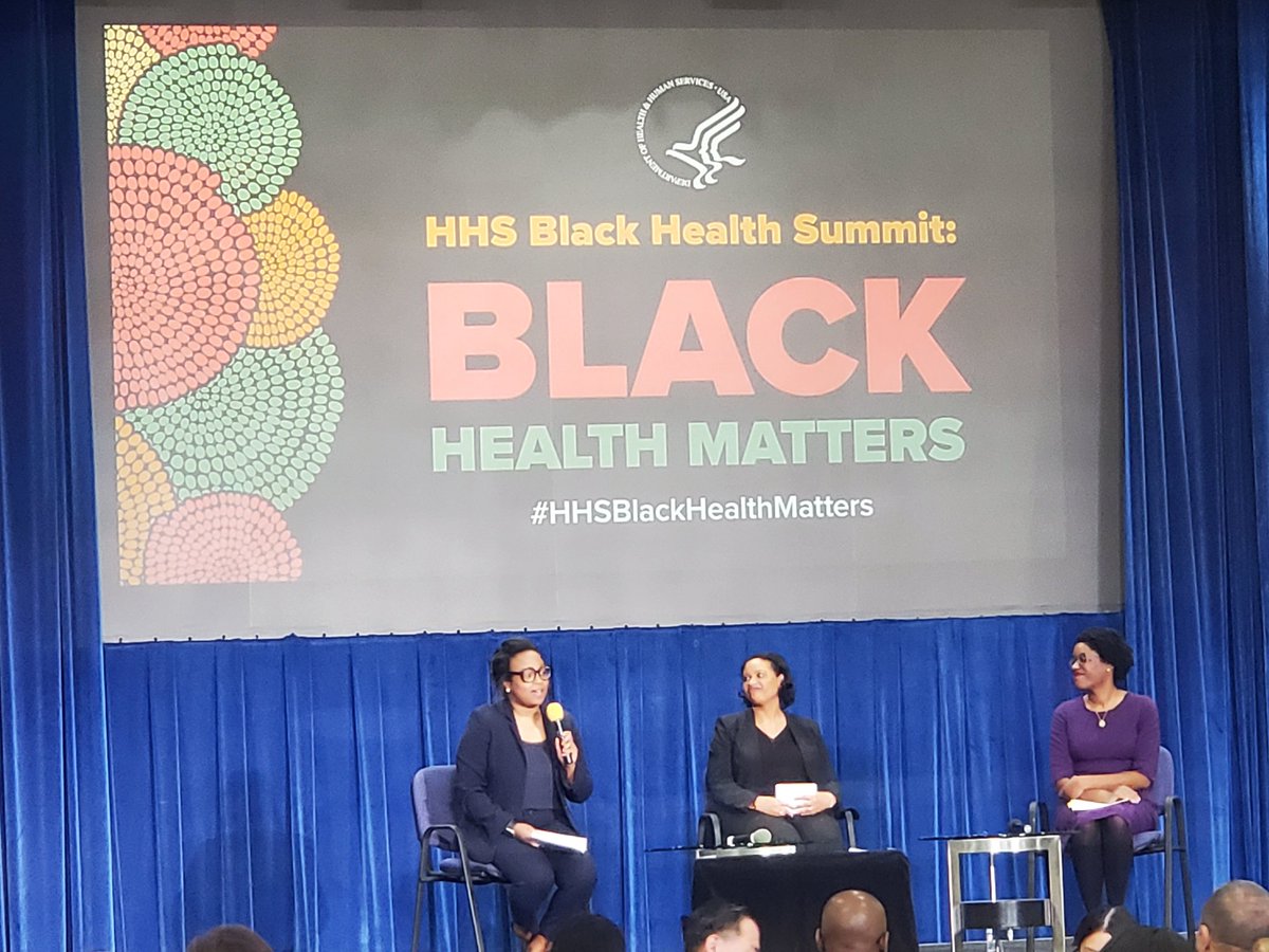 Had a great time attending the HHS Black Health Summit today! #BlackHealthMatters