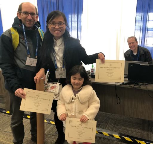 BiophysicalSoc's tweet image. When the whole family goes to #bps2023, everyone gets a certificate of attendance! 😁