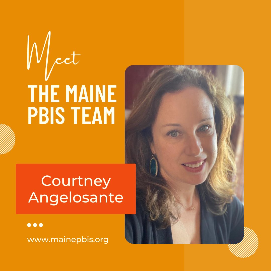 Maine_PBIS's tweet photo. Meet Maine PBIS Team member, Courtney Angelosante!

#MainePBIS @mdoenews https://t.co/GzAjFsAp5y