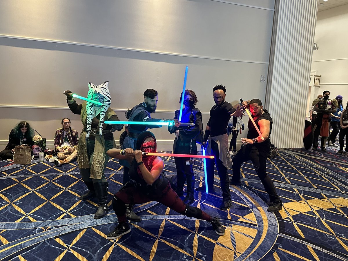 DLock917's tweet photo. Katsucon 2023 #blerd #cosplay #urbanforce #starwars https://t.co/BkDp9etChA