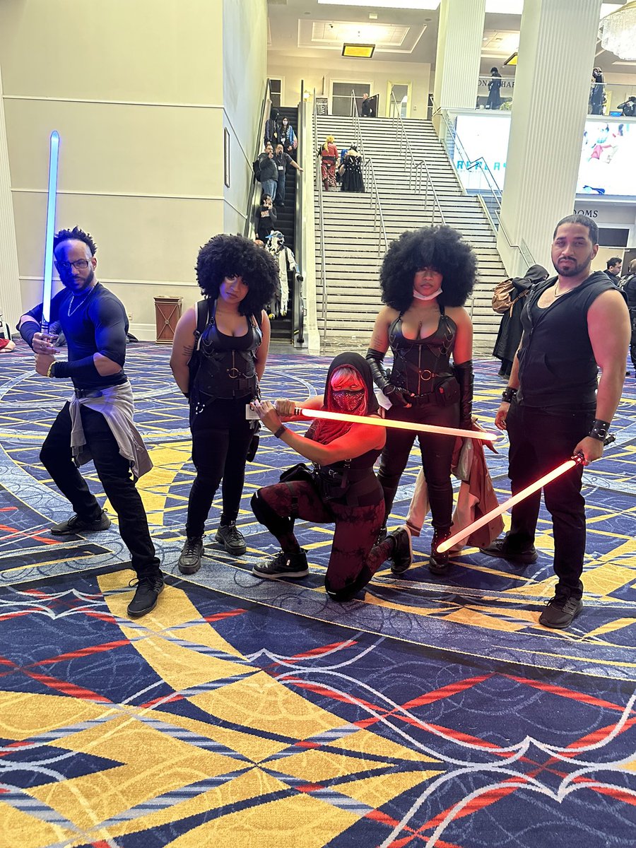 DLock917's tweet photo. Katsucon 2023 #blerd #cosplay #urbanforce #starwars https://t.co/BkDp9etChA