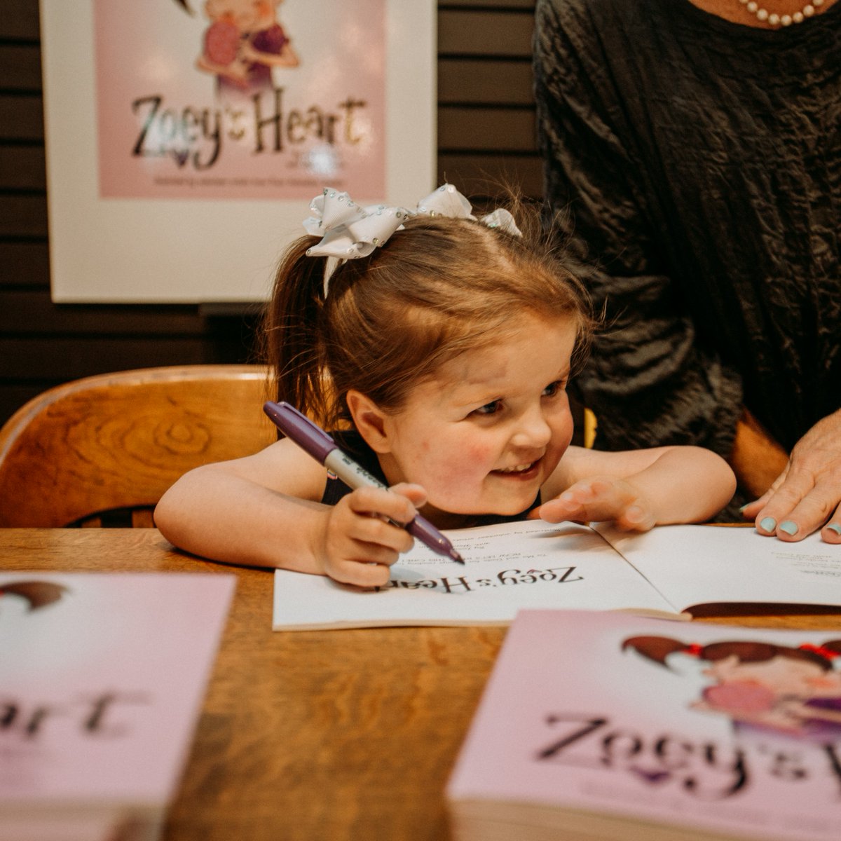 Zoey copes with her heart condition by escaping into books. Her wish to have a kid's book written about her puts an inspiring twist on Zoey’s life and journey with congenital heart disease. Celebrate #HeartOfAWish this #AmericanHeartMonth by visiting wish.org/heart 💙