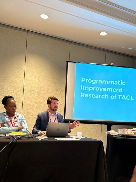 TeachForAll's tweet photo. “We sought to codesign our research questions and methods on teacher mindsets development with practitioners, coaches, and teachers”

@robbiedean_ presents the Global Teacher and Teacher Coach Study at #CIES2023 👏👏 https://t.co/7ozoMYLdjG