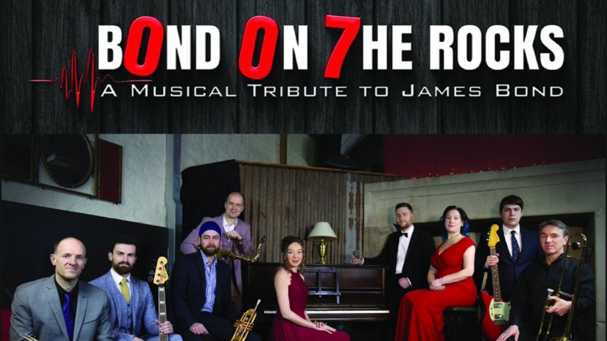 Love a James Bond theme tune? Don't miss Bond on the Rocks - a 9 piece band that will shake and stir you through the musical life of JB.
Sat 4th March 7.30pm
Online booking bit.ly/3dcehc6
Box Office 01747 854321 #Shaftesbury