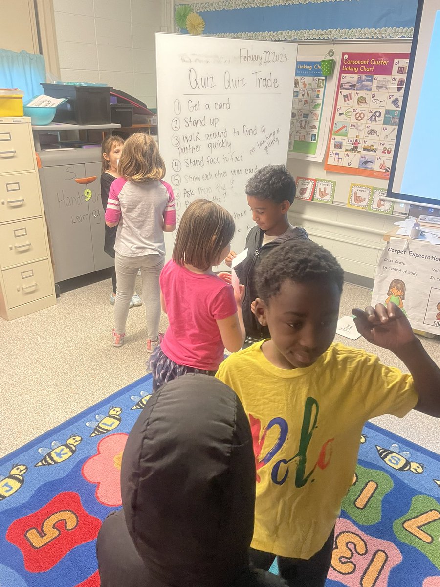 Ms_Branham's tweet photo. One of the standards we have been working on is addition and subtraction with multiples of 10. Today we used Quiz Quiz Trade to practice our learning! @FremontSPS https://t.co/RUktsrBDnG