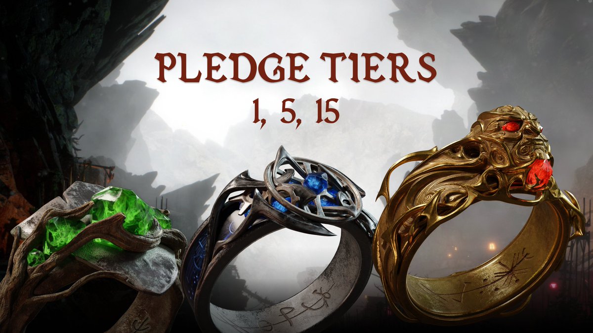 GodsnGoblins's tweet photo. You can Pledge your Seekers in groups of 1, 5, or 15.
All Pledges will be accepted and you will be rewarded with an Amulet corresponding to the number of Seekers you Pledged.
Amulets will be awarded during the Bestowing. https://t.co/Jw4ZTX1du3