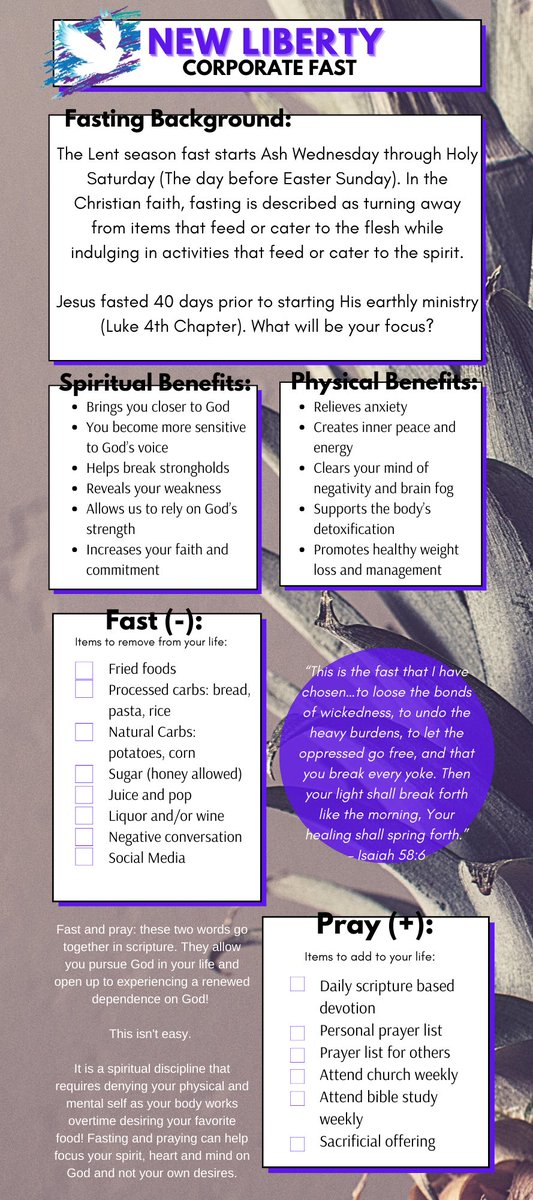 NLMBCIndy's tweet photo. Ash Wednesday! Quick notes and guide for fasting! #Lent2023 #lentenseason https://t.co/3Jk6jmlpyB