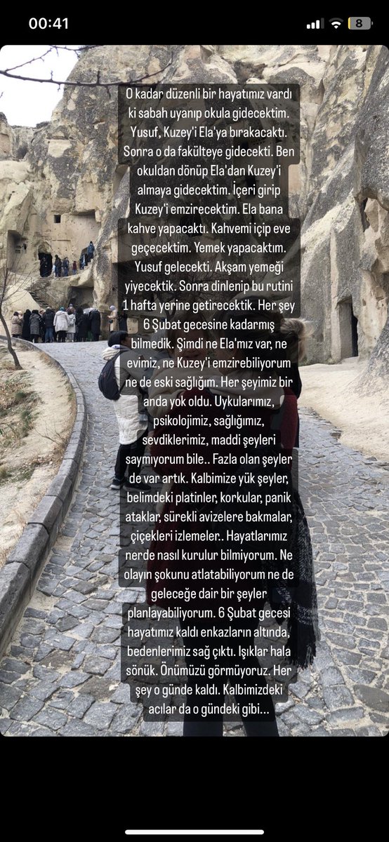 Hayatımın dönüm noktası.