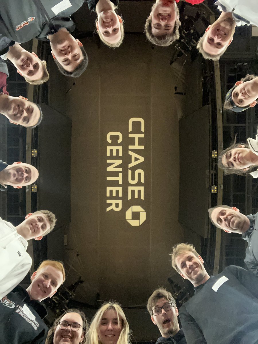 PacificSportMgt's tweet photo. Fantastic tour of the @ChaseCenter from Phillip Hastings today. Great job setting it up Nick Cullen and big assist from @nikd__ . #sportmgmtclub @UOPacific https://t.co/UQ28DEQtqi