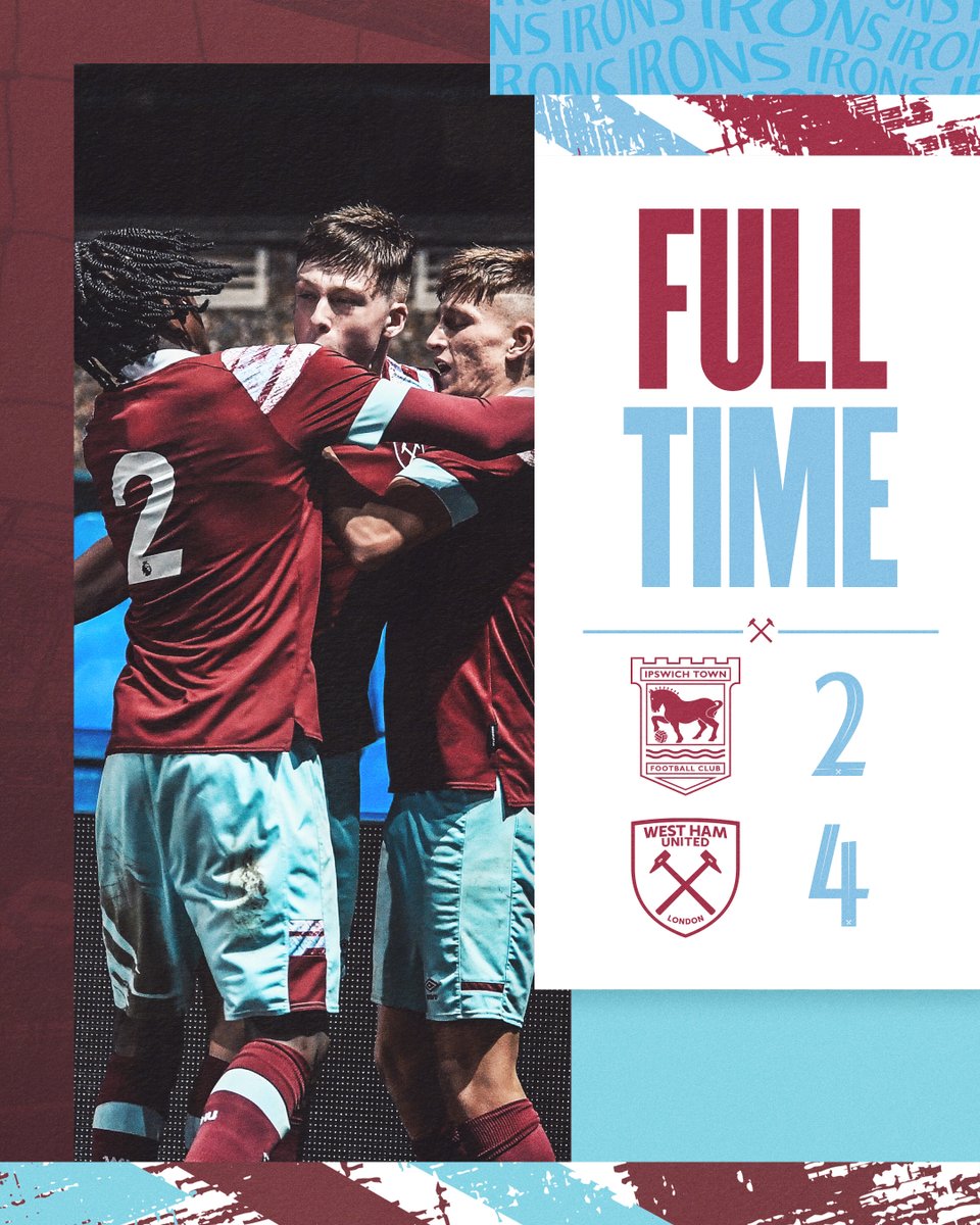 Into the FA Youth Cup semi-finals!  ⚒

#FAYC #COYI