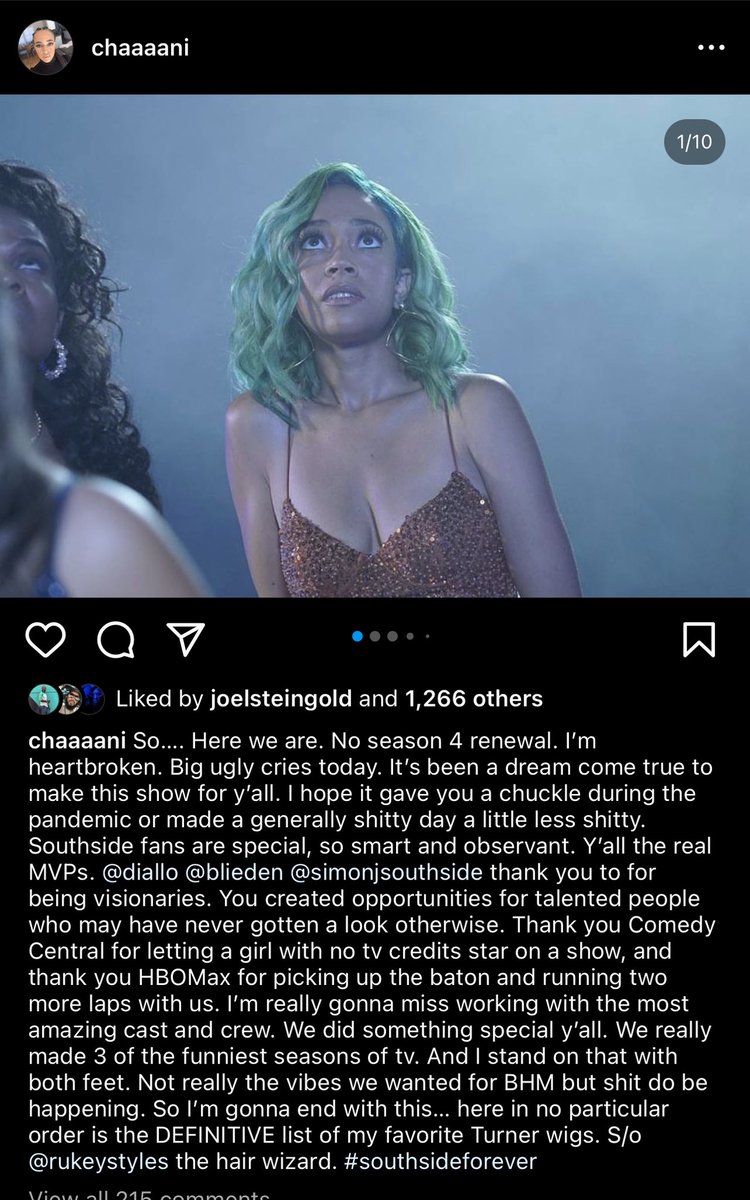 Shaunin8k2's tweet photo. THEY CANCELED #southsidehbo 🥺😩😢😭 https://t.co/5vbHRZhuRy