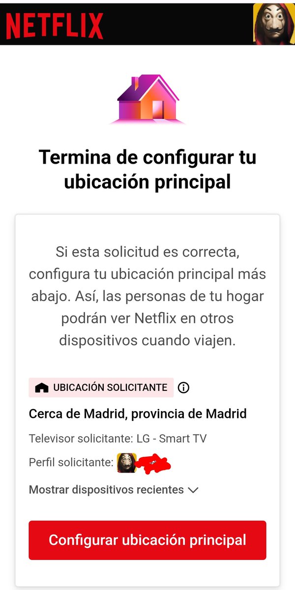 Pese a cancelar la suscripción tengo hasta el día 26 de Febrero. Por curiosidad he ido a gestionar mi ubicación y ha sido un completo desastre y no uso CG-NAT. Estoy en Valencia y <a href="/NetflixES/">Netflix España</a> dice que estoy en Madrid. Bravo!#chapuzasNetfix #AdiosNetflix