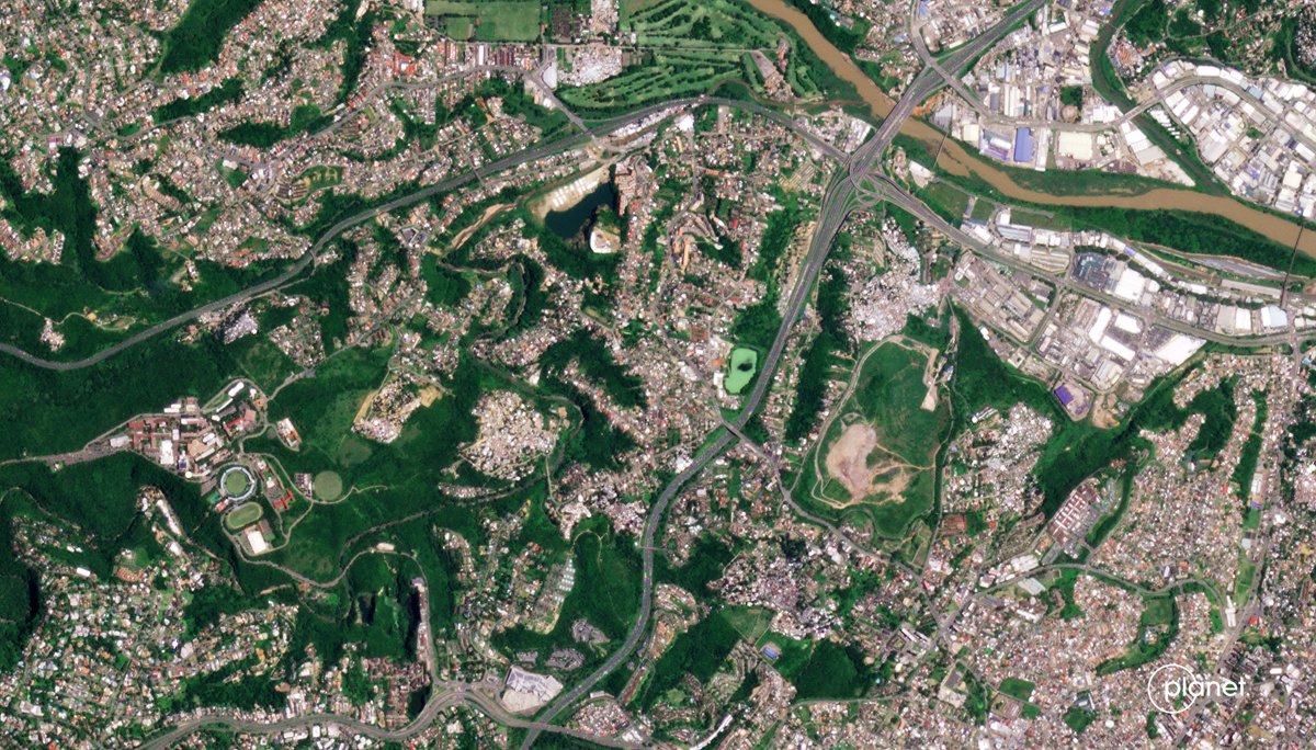 planet's tweet photo. Researchers at @GCIS_KZN and @UniStraPg used our PlanetScope data and #GEE to create a precision map of Durban, SA, an area vulnerable to #climatechange hazards.
Find out what it means for mitigating #climaterisk in urban areas: https://t.co/0kXhdL8eWG
#ScienceWednesday https://t.co/yUfbyHmPjH