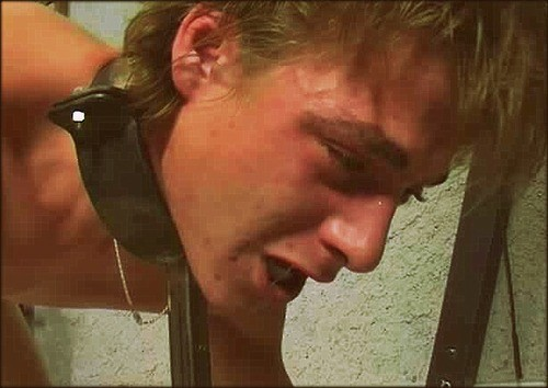 securedbysteel's tweet photo. Once IT was stripped naked, and locked in the steel, rigid, kneeling pillory; IT knew IT was going to SUFFER. (And, IT did.) https://t.co/kEjnd3Xnra