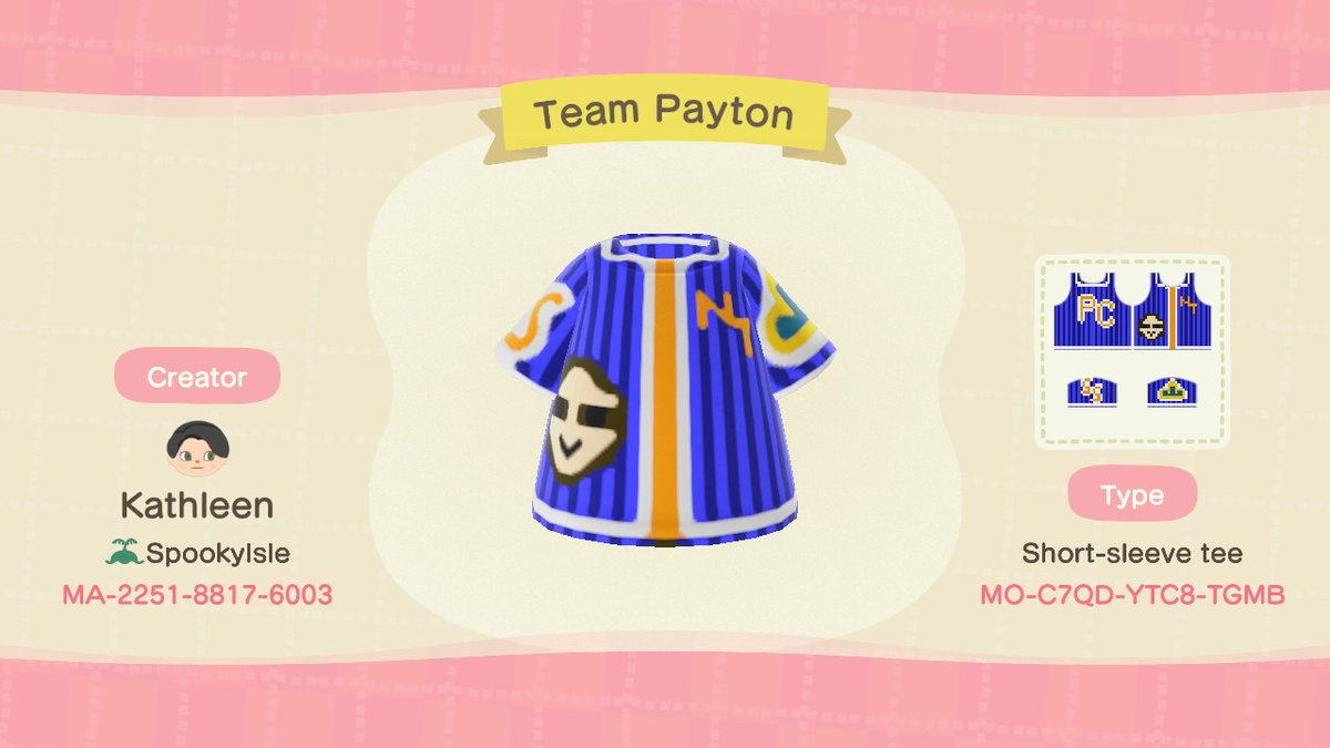 WitchCraftsAnon's tweet photo. Soooo I made a thing #sabotageleague #teampayton #AnimalCrossing #ACNH #NintendoSwitch #pleasebegentlethisismyfirstdesign https://t.co/Dq5dyGRkdK
