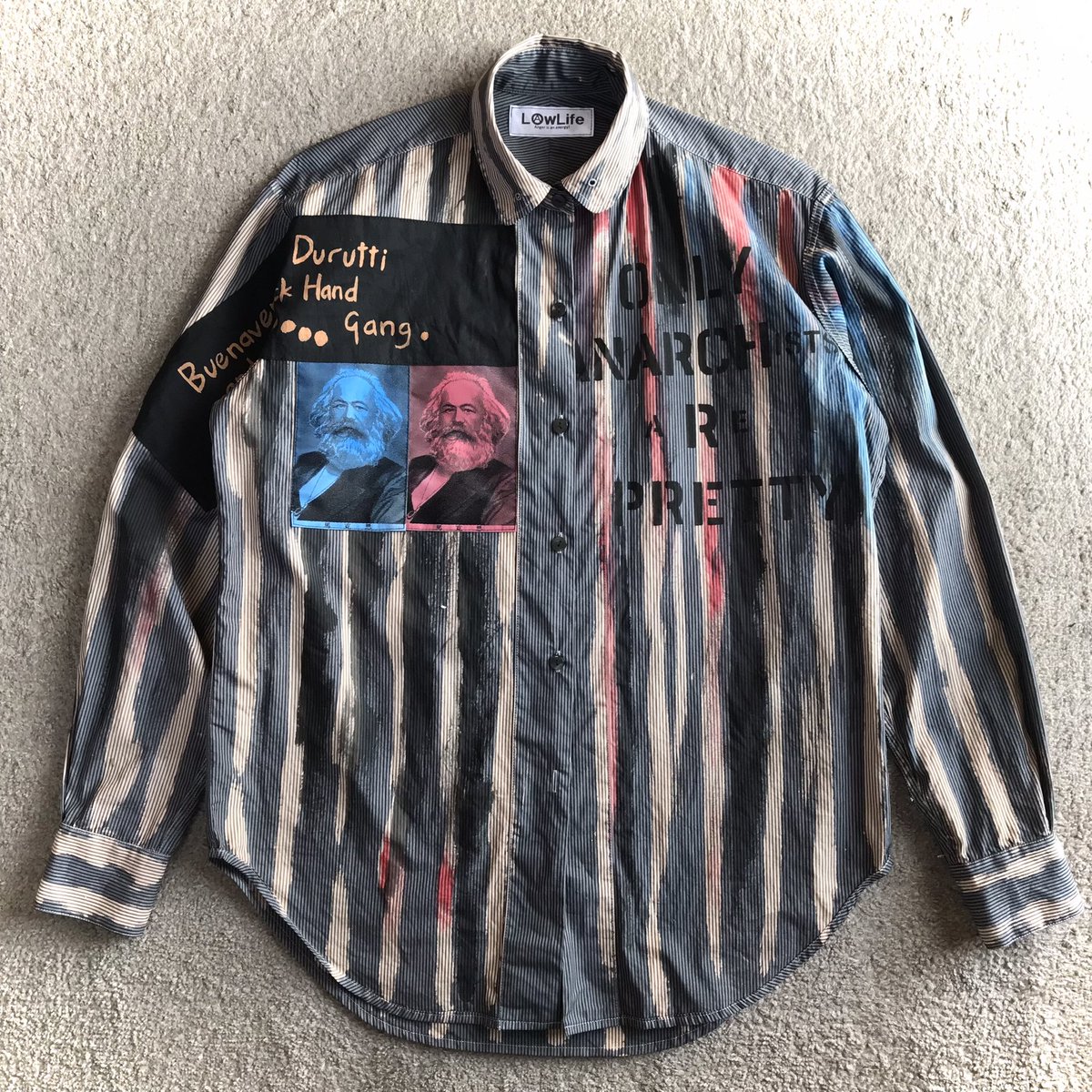 pistols9037's tweet photo. LowLifeアナーキーシャツ
グレー 

サイズM
送料込み¥22000 

https://t.co/mysLBBxCBK https://t.co/TjH7reQhZA
