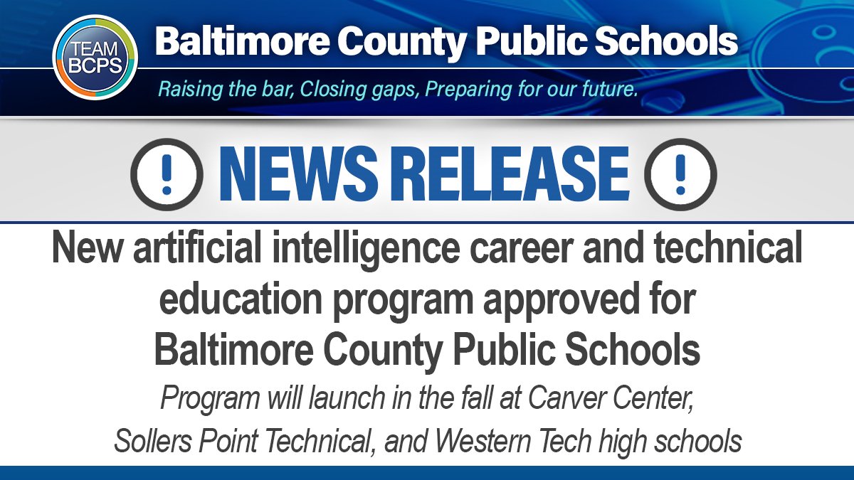 Baltimore County Public Schools on Twitter "💻 MdPublicSchools has