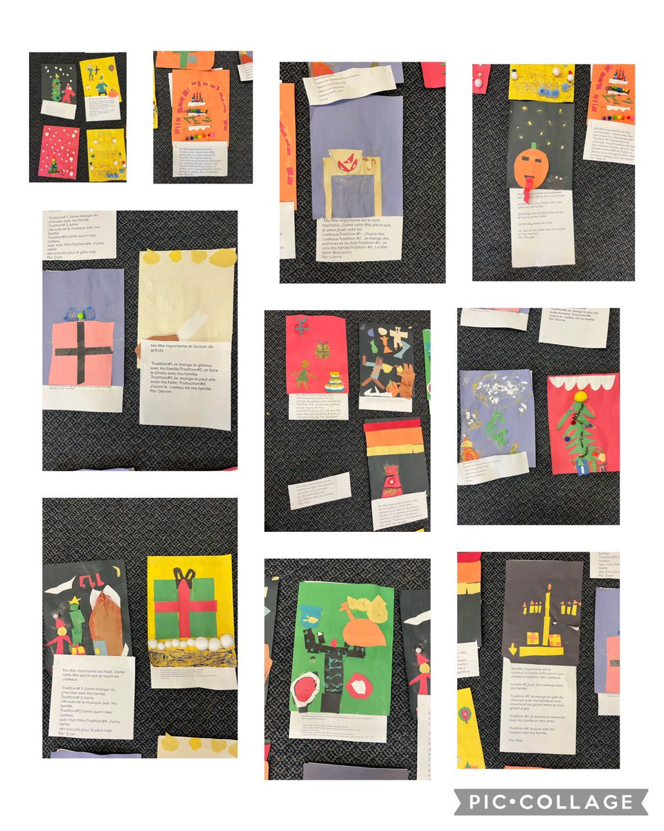 mmerowlatt's tweet image. We did an #inquiryproject where we explored the #traditions of our favourite #celebration. Ss wrote about their findings and then made a #unique #artwork that represented a #symbol associated with their #favourite #holiday. #SocialStudies #VisualArts #TDSBFrench @AllenbyPS_TDSB